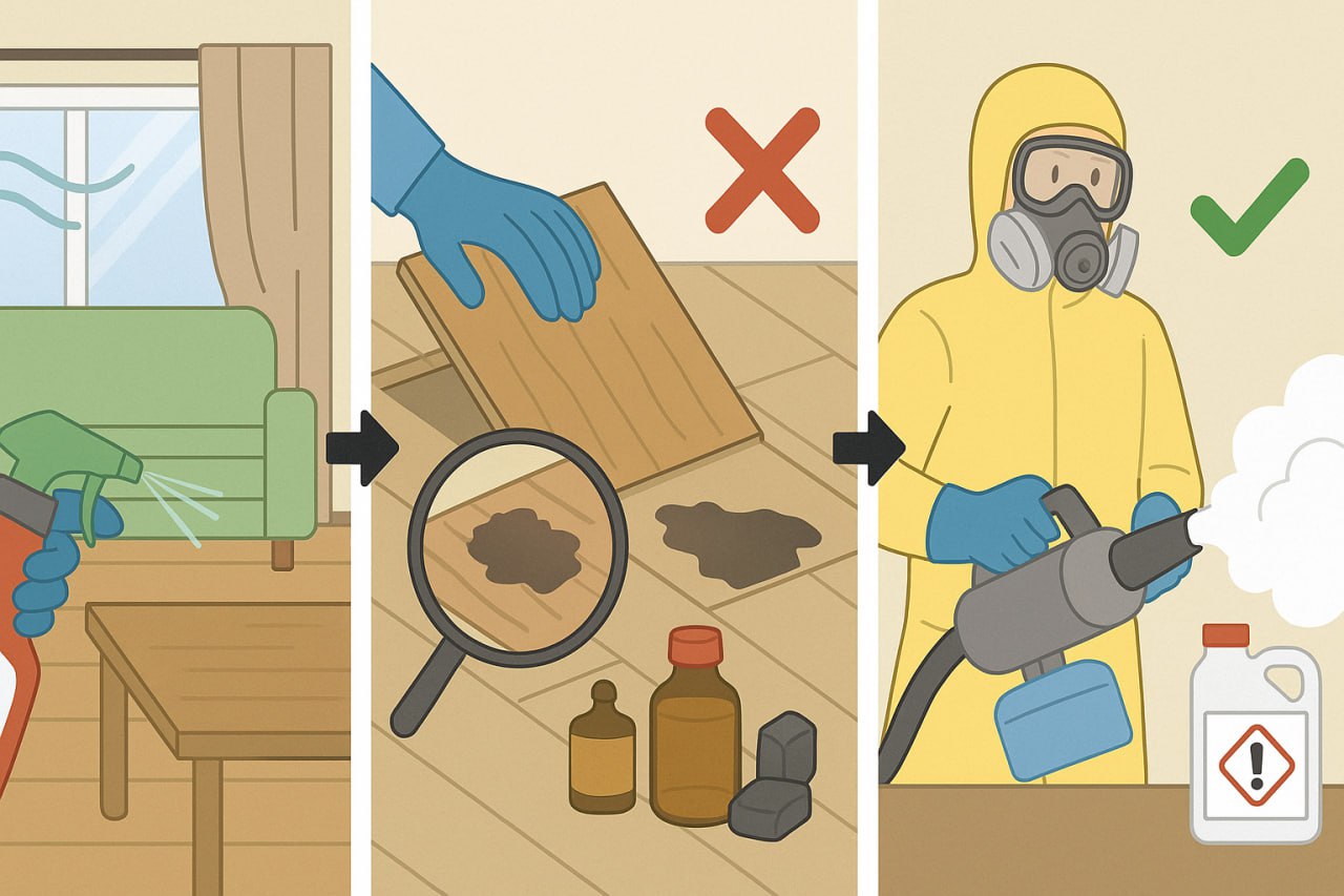 Чем вывести трупный запах насовсем?