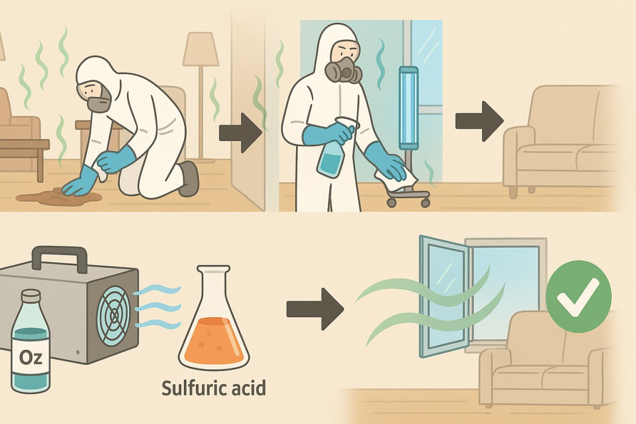 Как убрать трупный запах из квартиры?