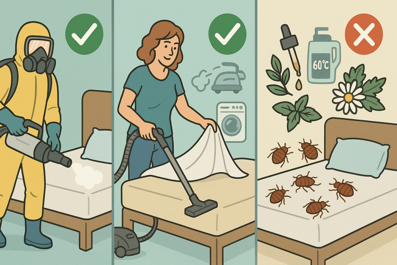 Методы избавления от постельных клопов