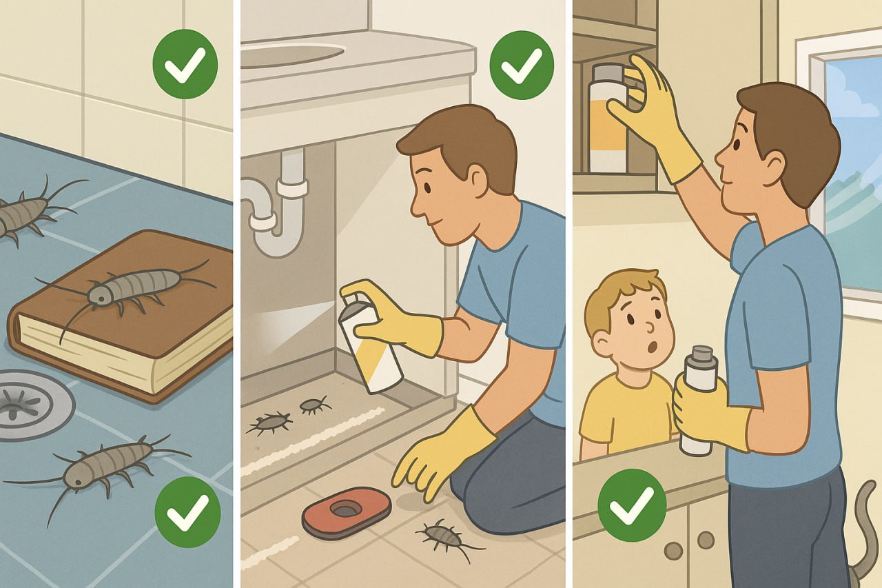 где обитает чешуйница в доме