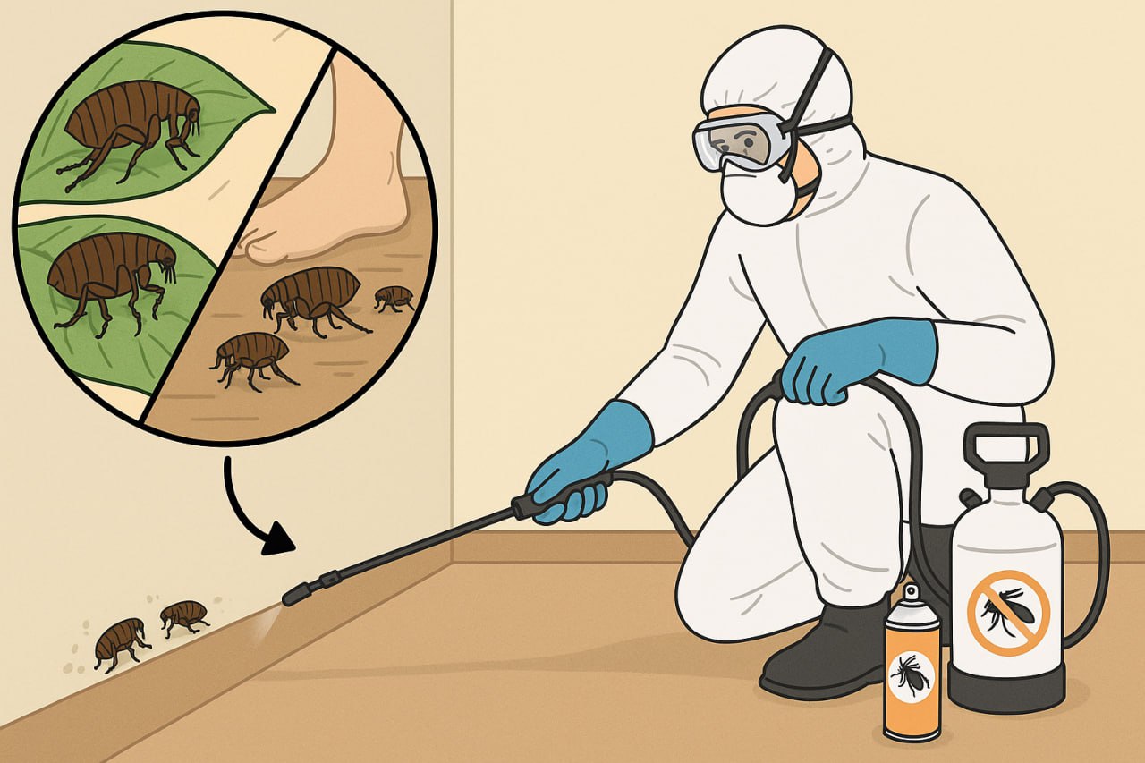 чем избавиться от земляных блох