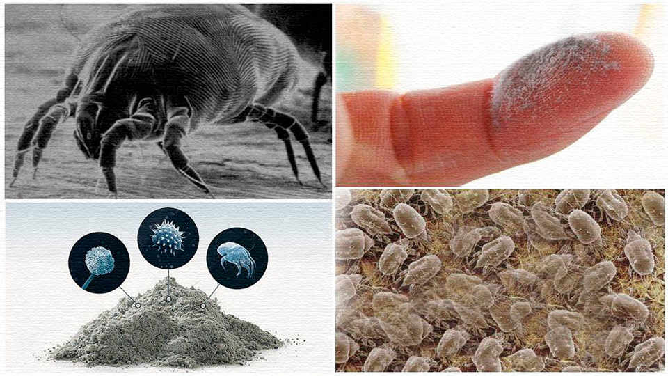 Пылевые клещи в офисе