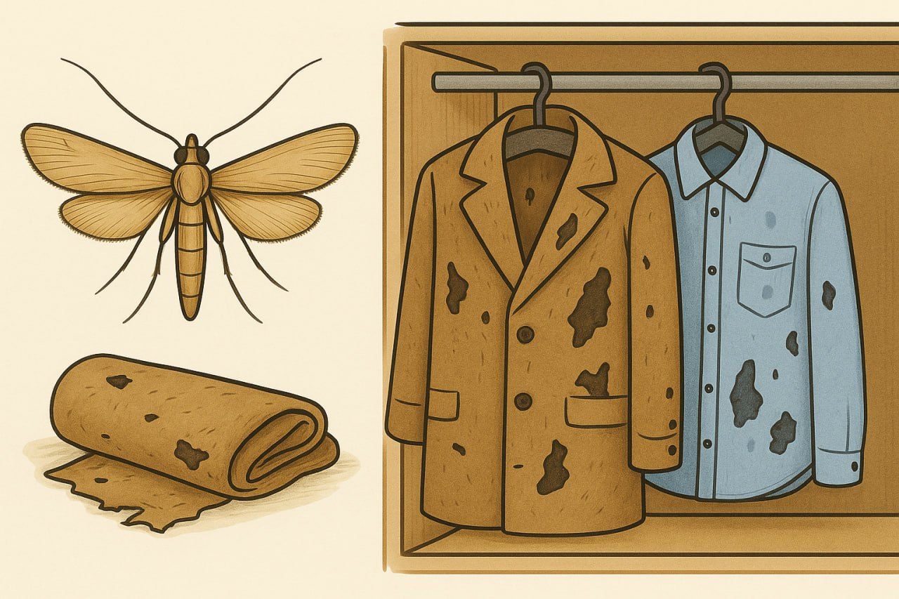 Разновидности домашней моли